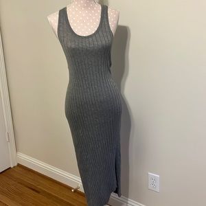 Gray tank dress